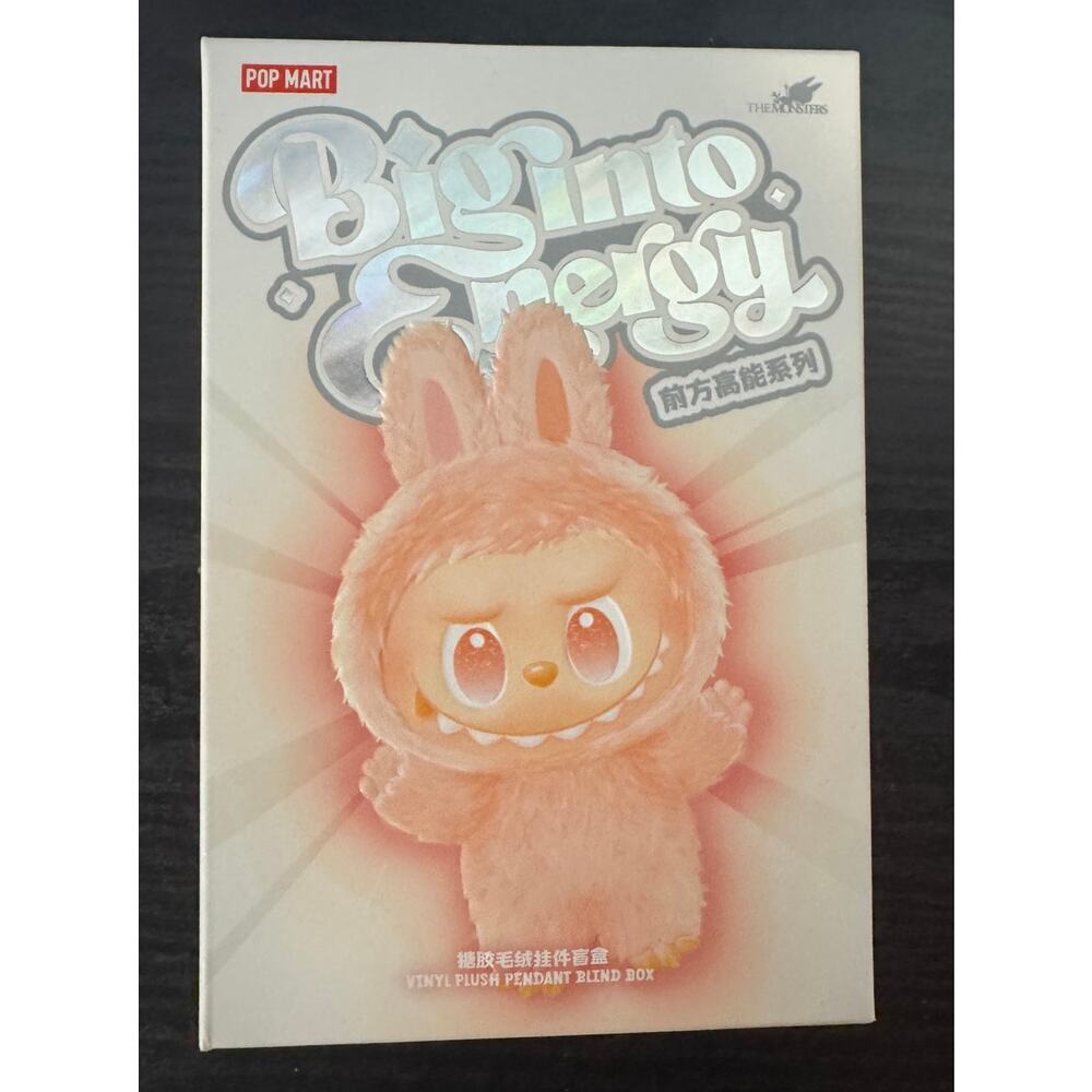 Popmart LABUBU NEW Big Into Energy Series Blind Box Vinyl Plush Soft Toy
